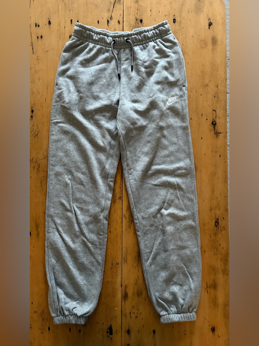 Nike Women’s Heather Grey Cuffed Sweatpants US XS EUC